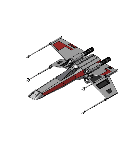 Star Wars X-Wing 3d model