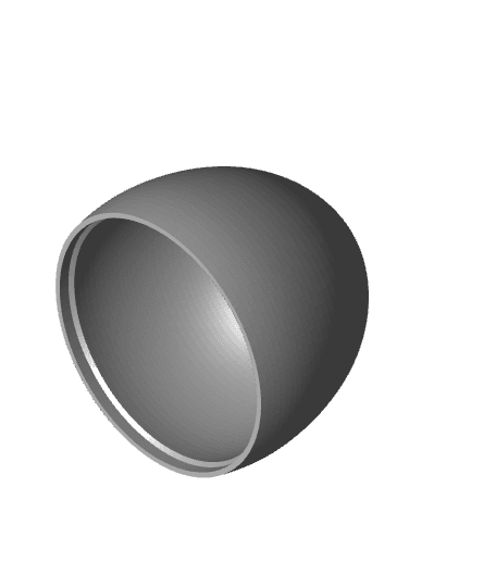 Middle finger egg top.stl 3d model