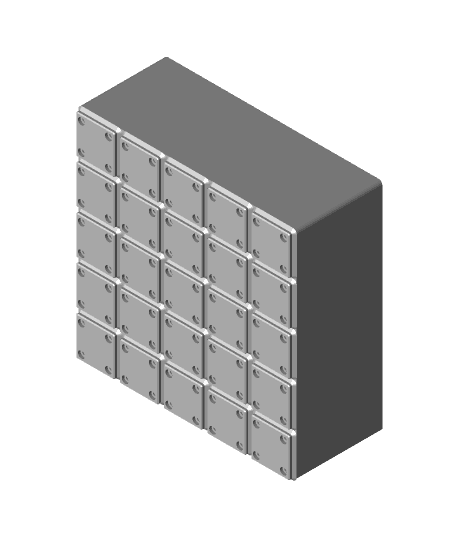 Gridfinity Open End Tool Holder 5x5.stl 3d model