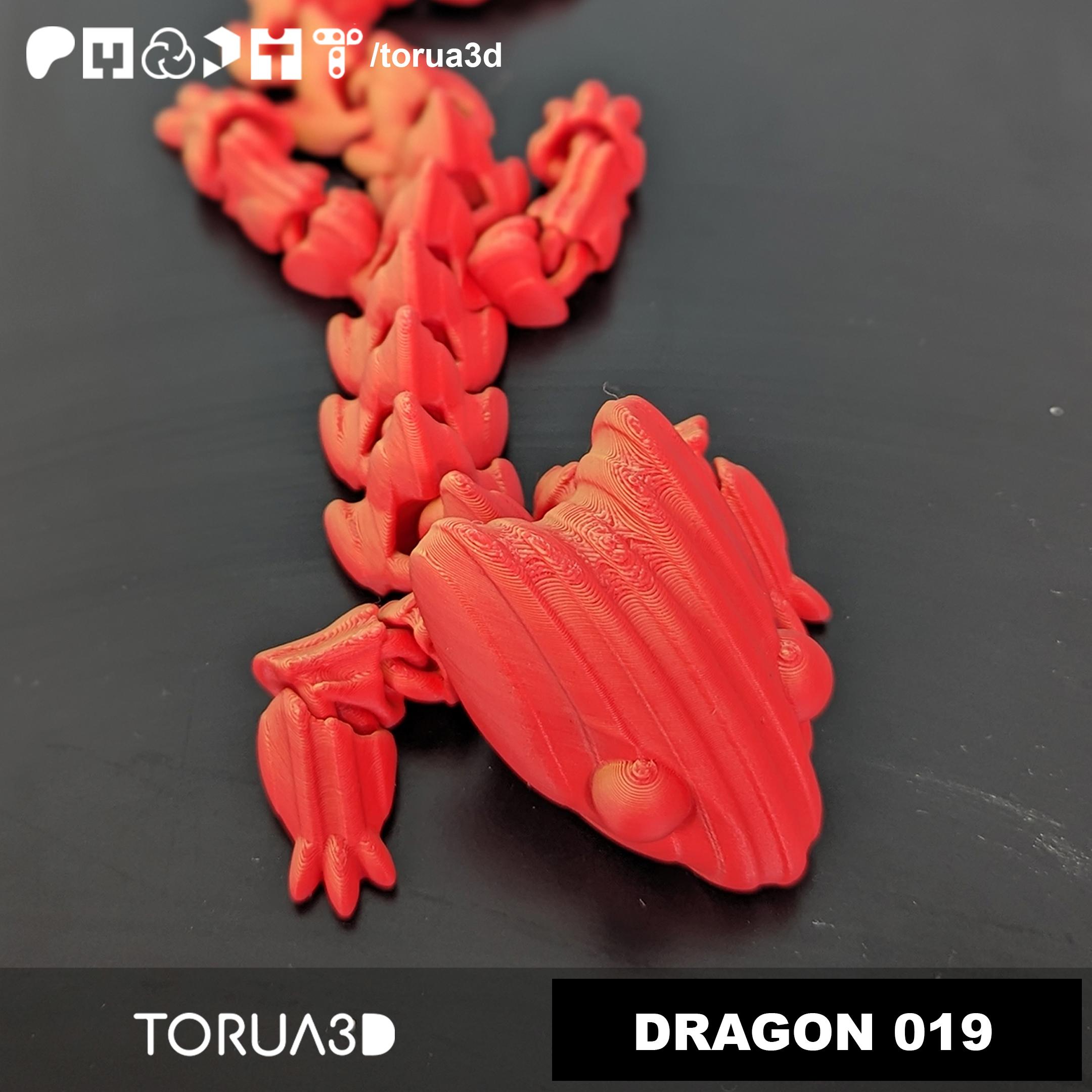 Articulated Dragon 019 3d model