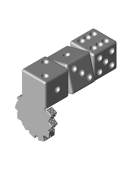 Dice Tower Shaped Dice Tower 3d model