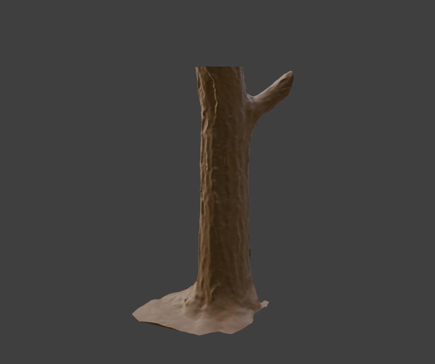 Hidey Stump 3d model