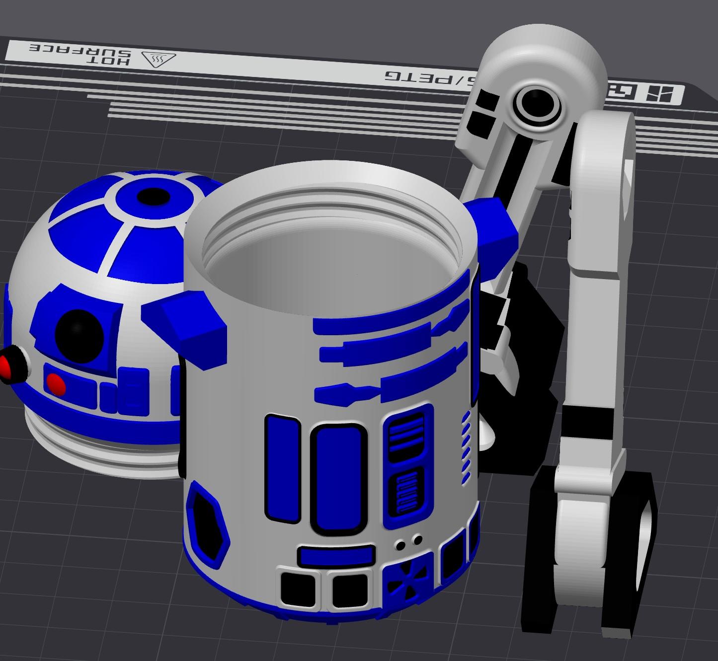 R2D2 May the fourth be with you 3d model