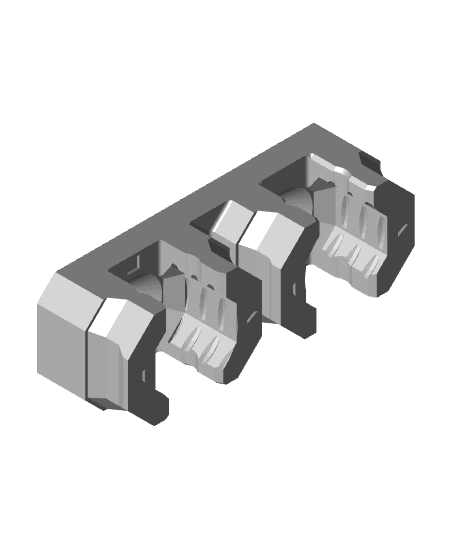 8 mm - Dual Offset Snaps (DS Part A) 3d model