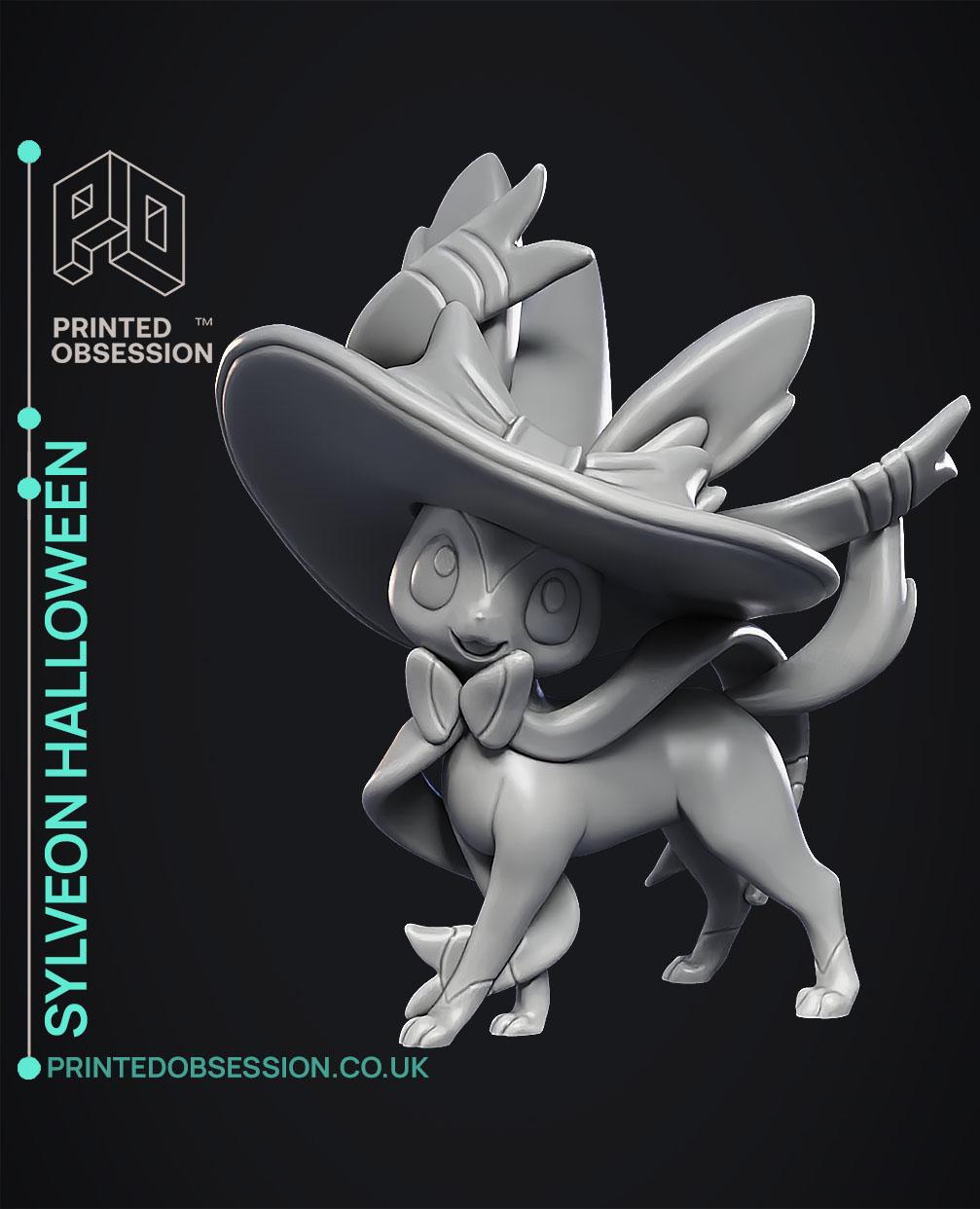 Sylveon Halloween - Pokemon - Fan Art 3d model