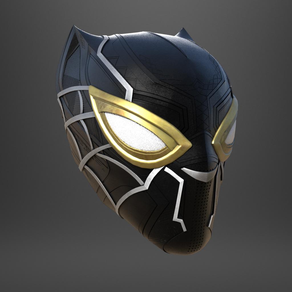 Spiderman Forever Mask 3d model