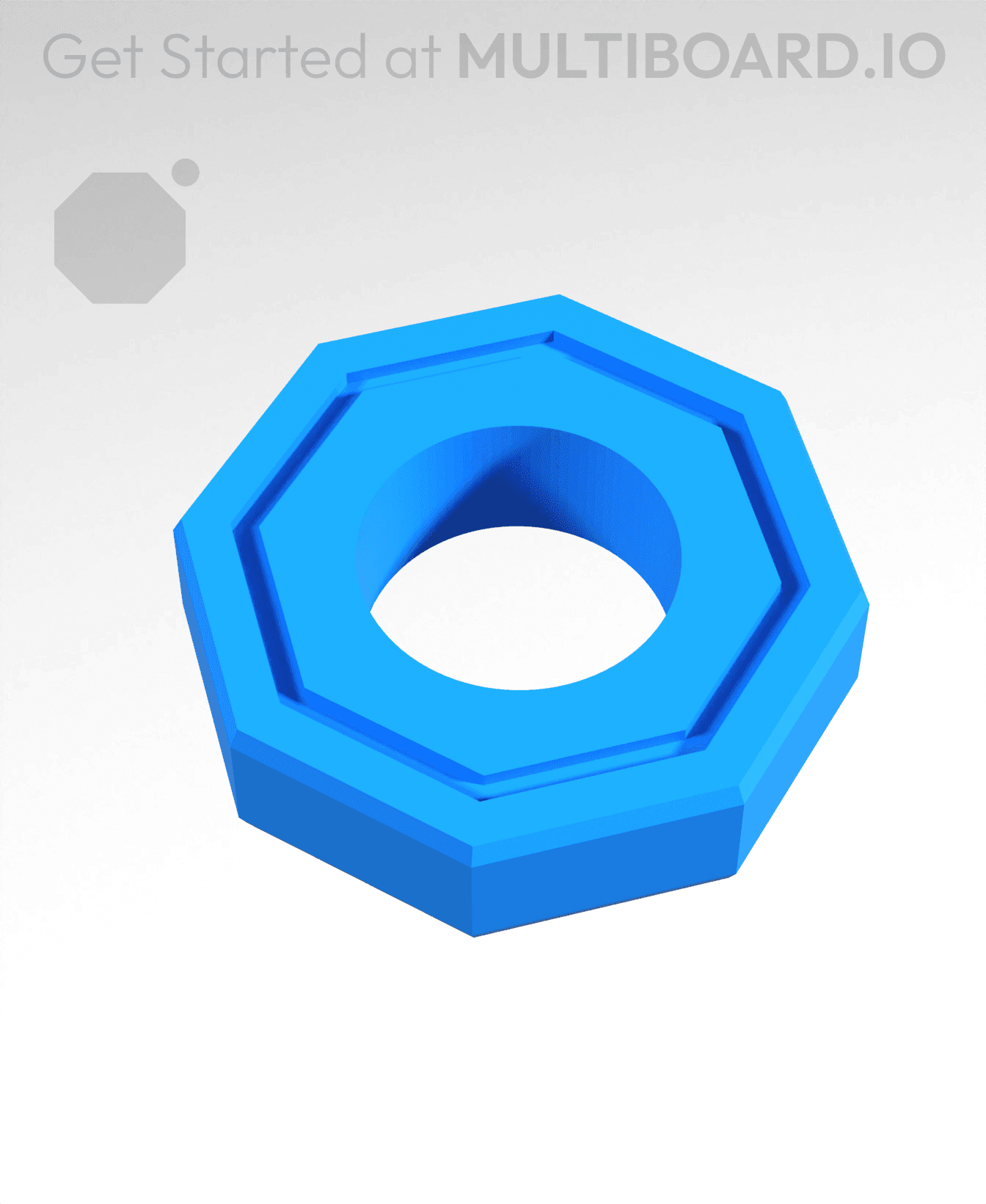 4 mm Small Washer 3d model
