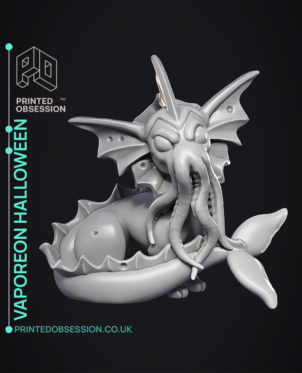 Vaporeon Halloween - Pokemon - Fan Art 3d model