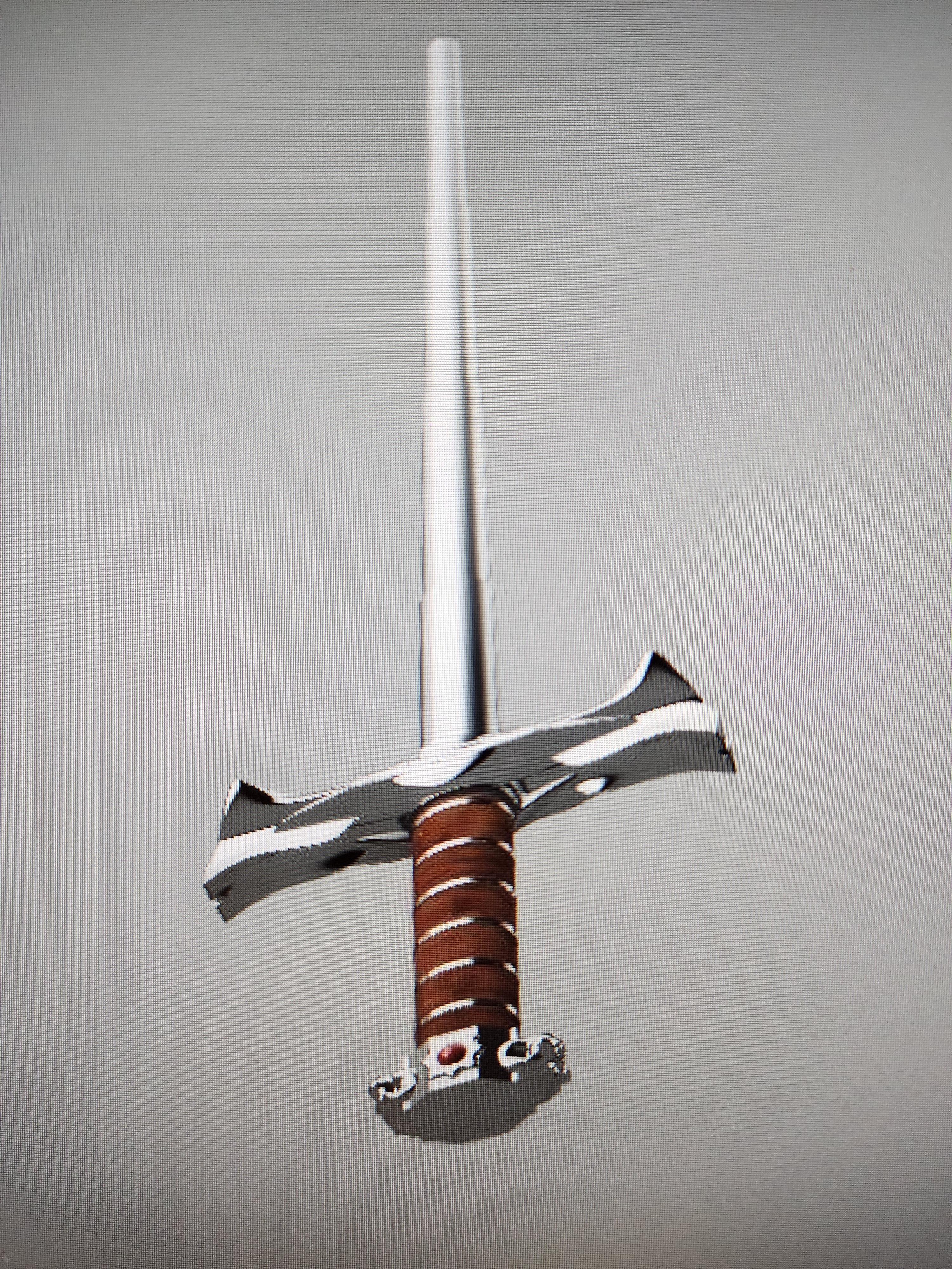 Double-headed 3D Printed Sword with Phantom Black Blade