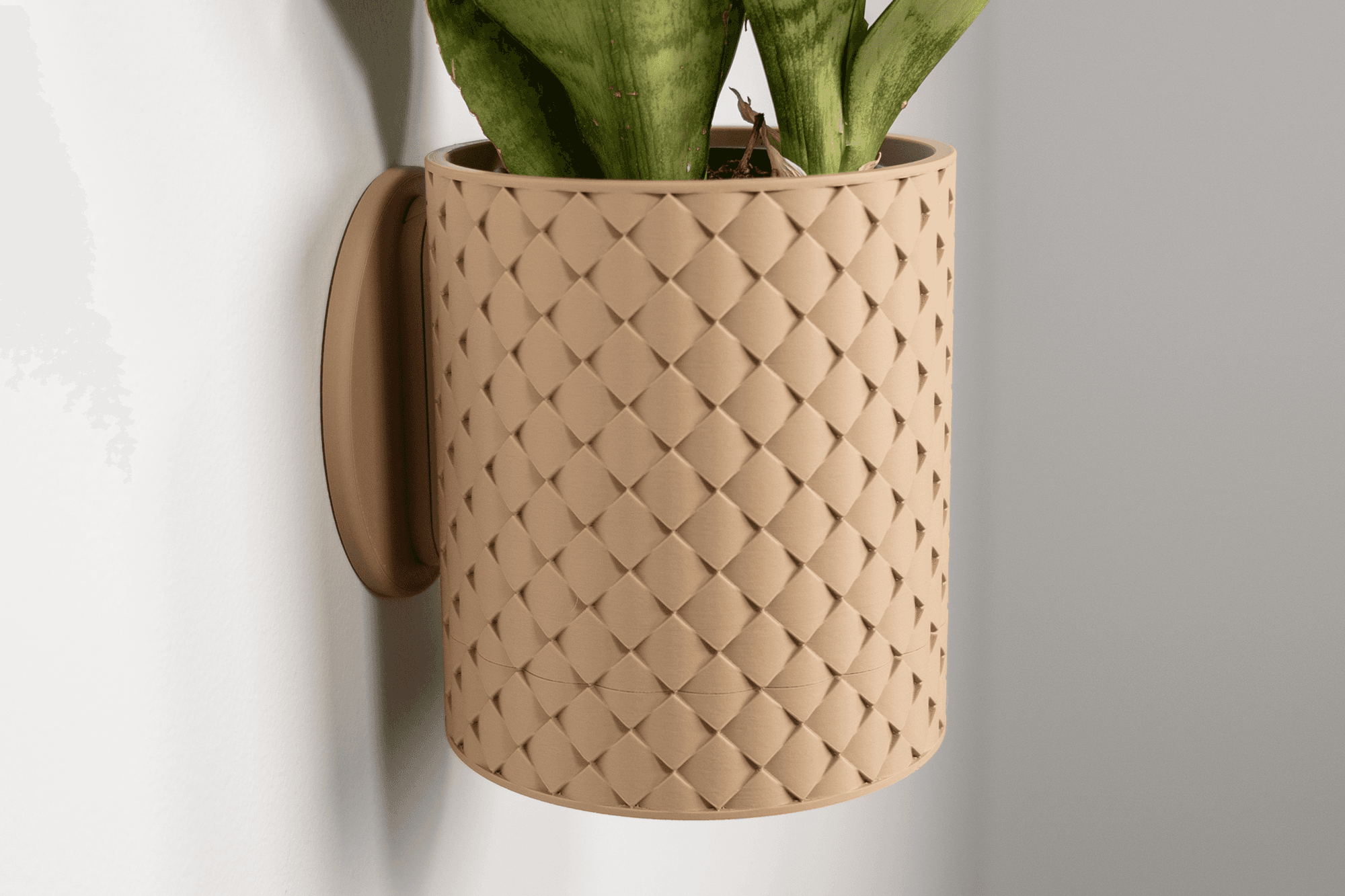 Quilted Planter 3d model