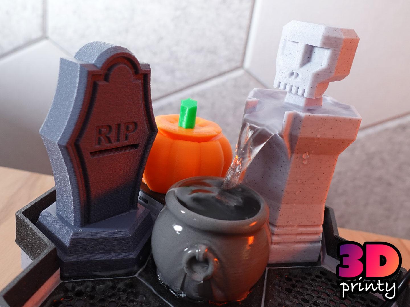 Halloween Fountain Parts 3d model