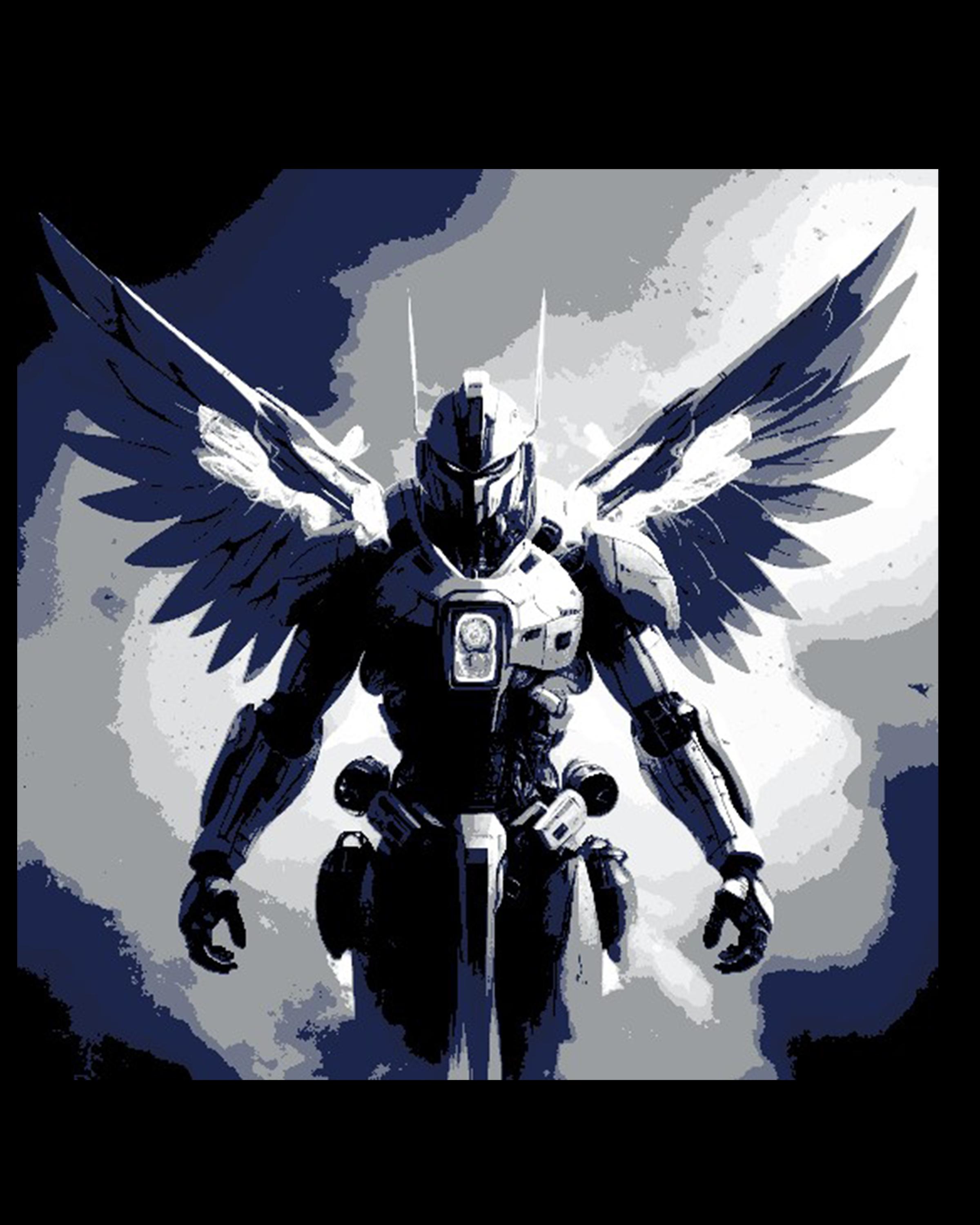 Archangel Battle Suit ready to Embark - Hueforge Art 3d model