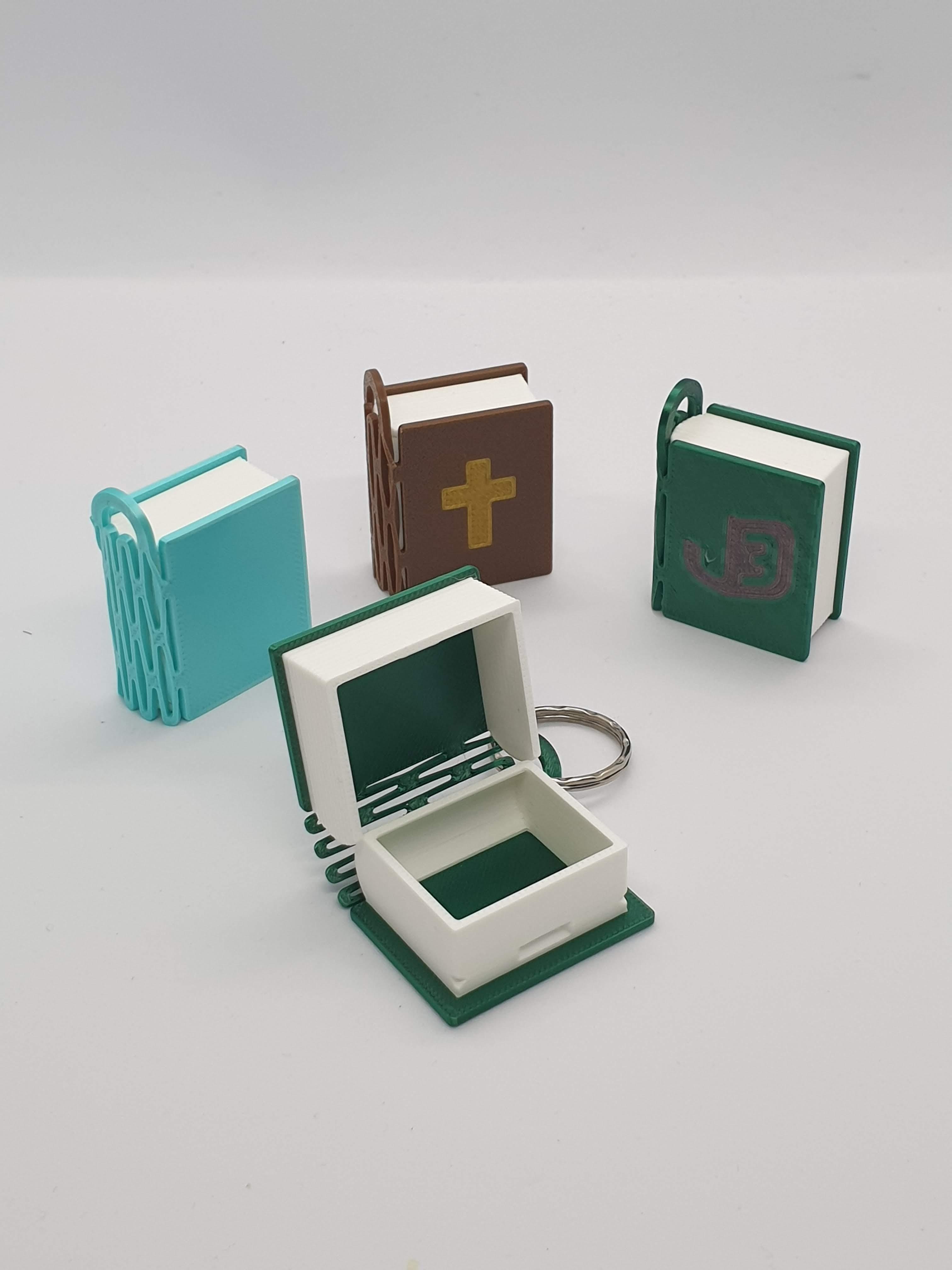 Tome Keychain Stash Container 3d model