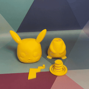 Pikachu FunkoPop! Bobblehead Figure 3d model