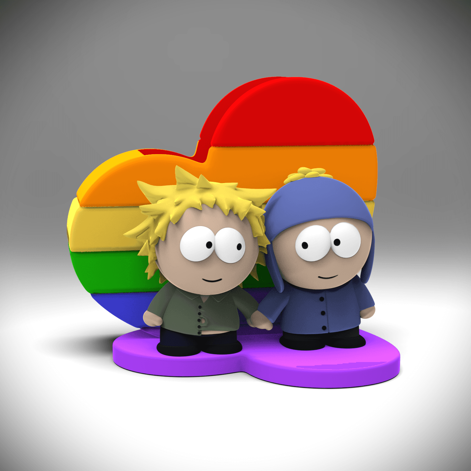 Creek Pride -Desk Organizer Decor (South Park) 3d model
