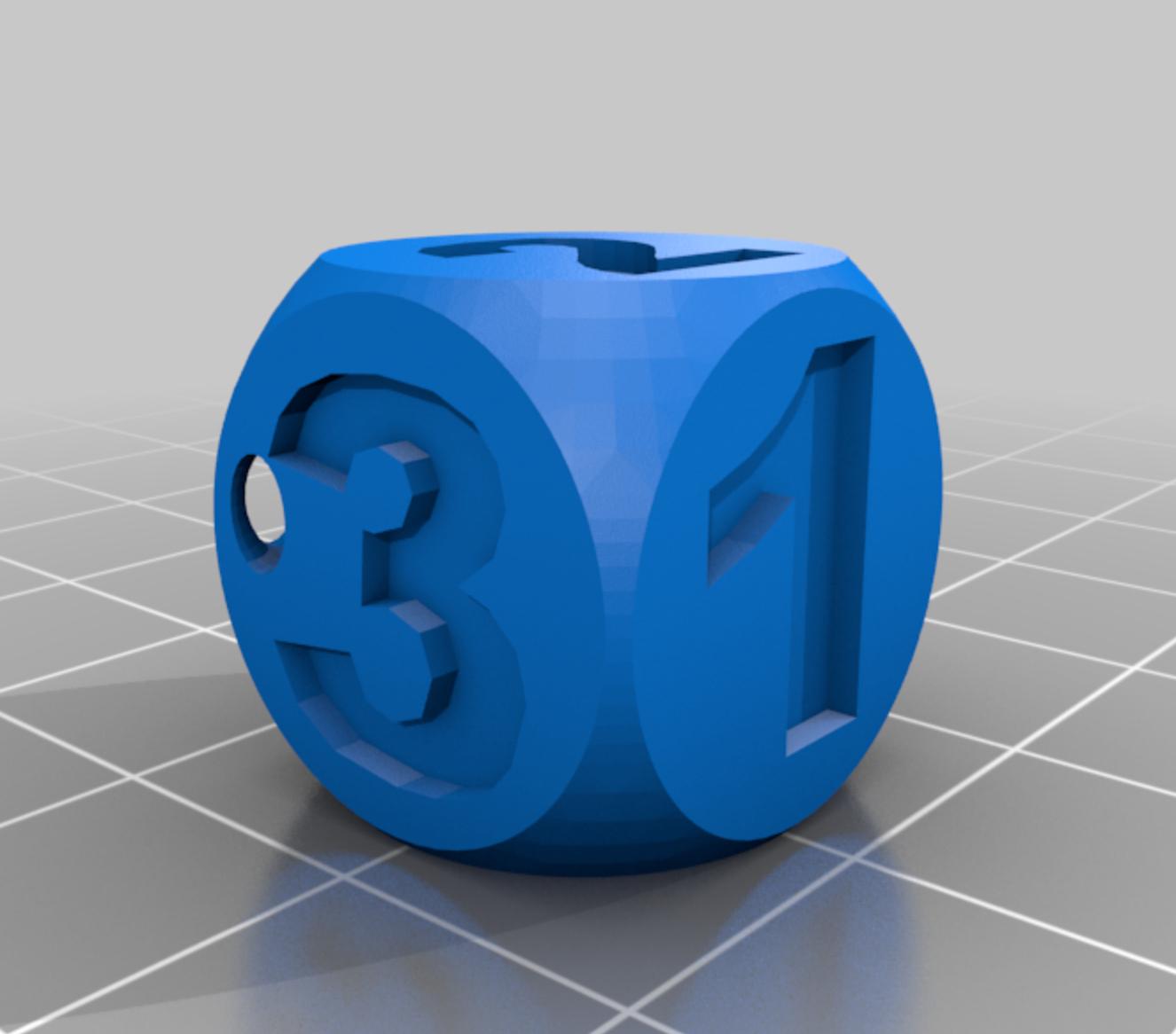 cube dice 3d model