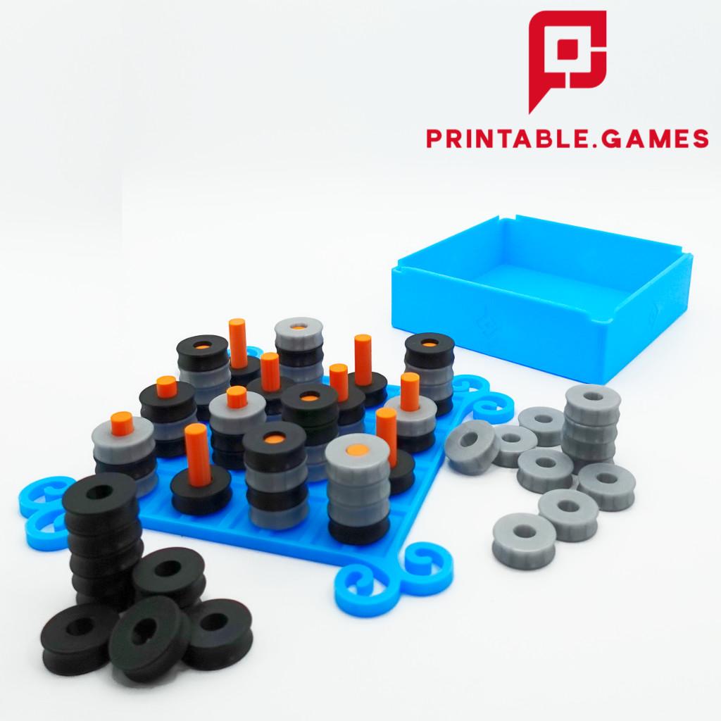 3d Connect 4 Game 3d Model By Printablegames3d On Thangs 