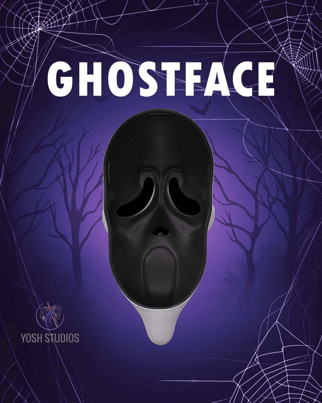 Ghost Face Mask 3D Printer File STL 3d model