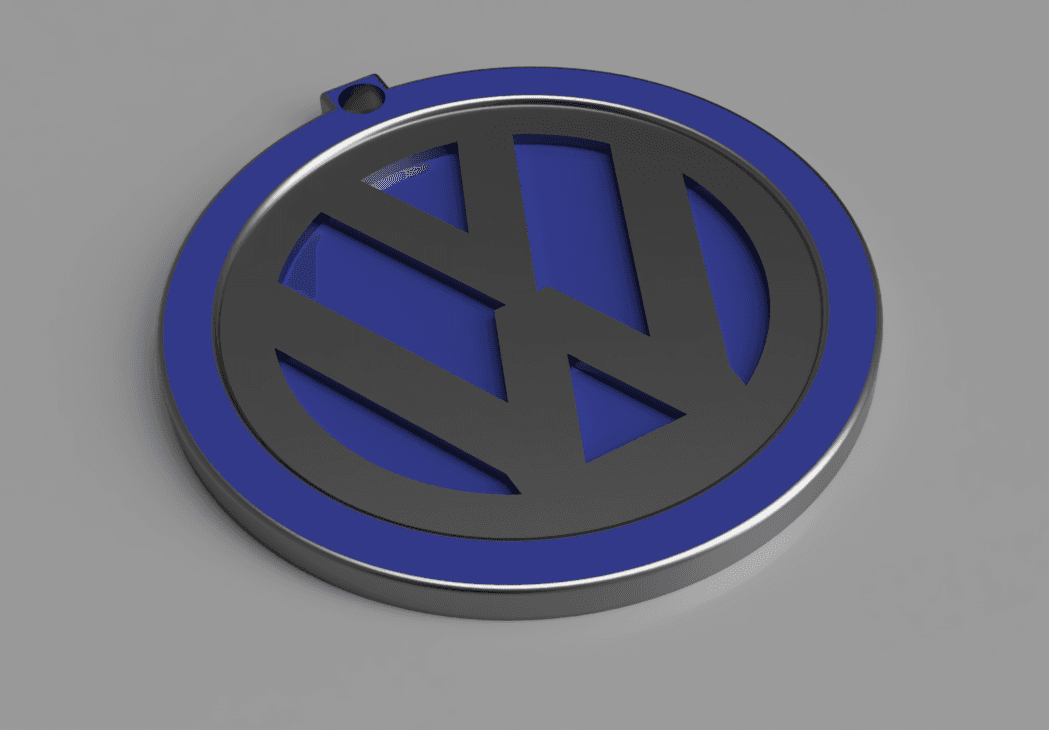 Volkswagen Key Ring 3d model