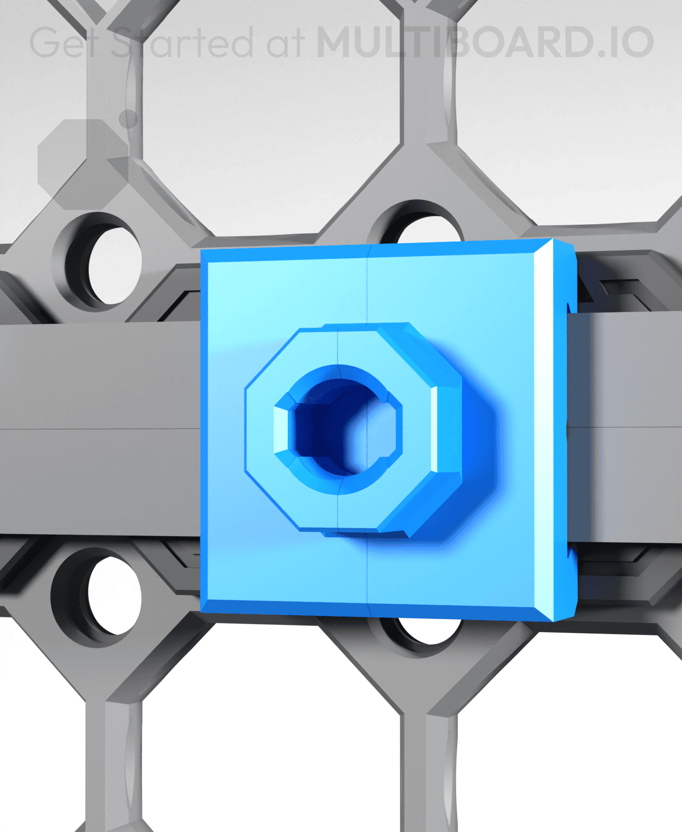 Bolt-Locked Insert - Rail Slider 3d model