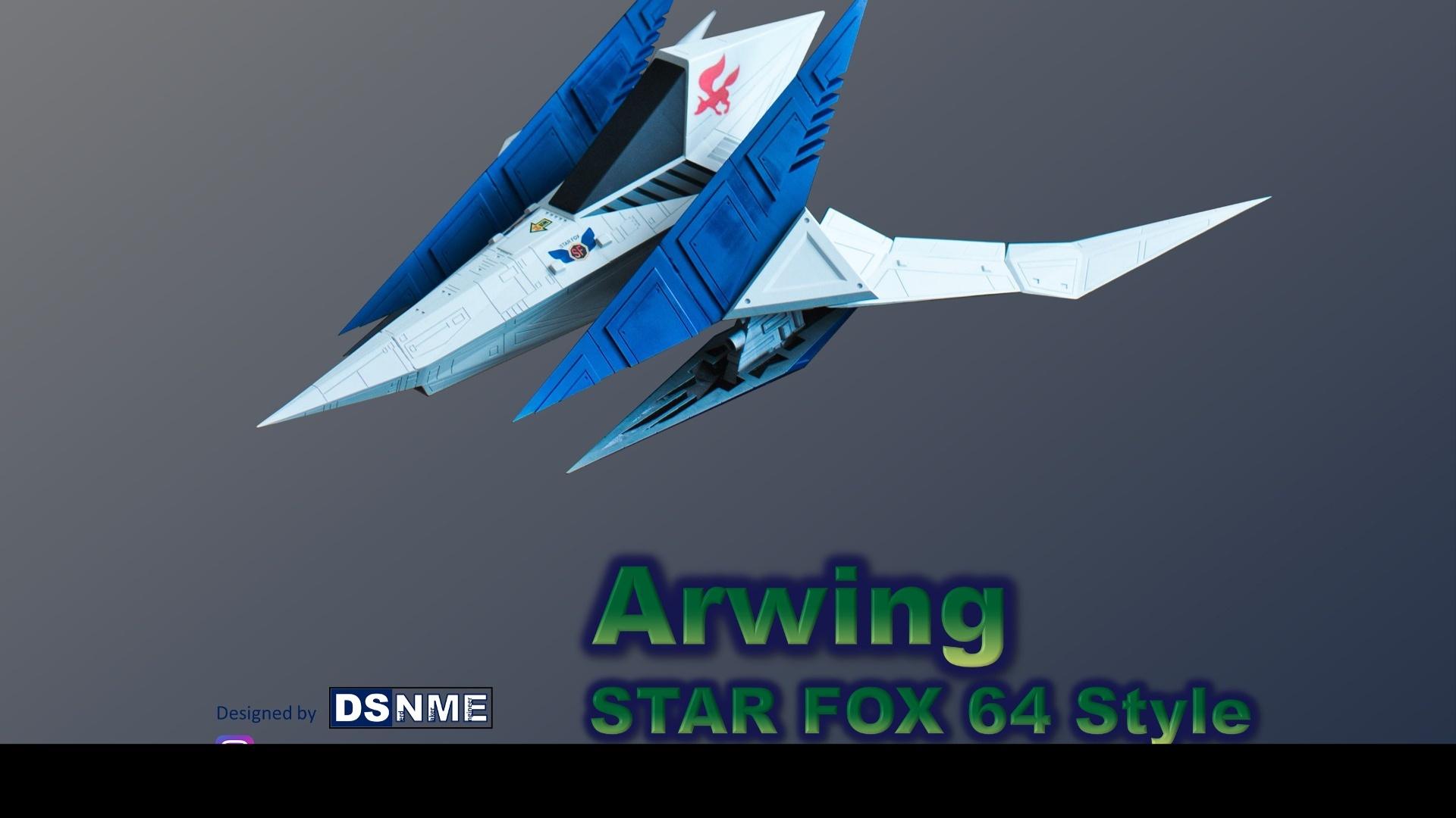 STAR FOX 64 Arwing (Lylat Wars) 3d model