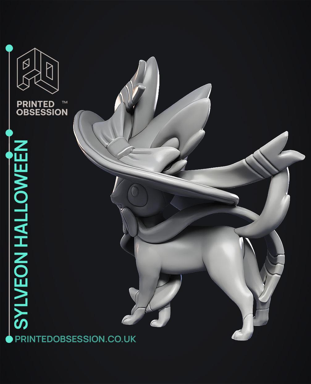 Eevee Pokemon Halloween 3D Print STL 3D Model