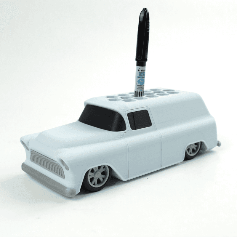 1955 CHEVY PANEL VAN 3d model