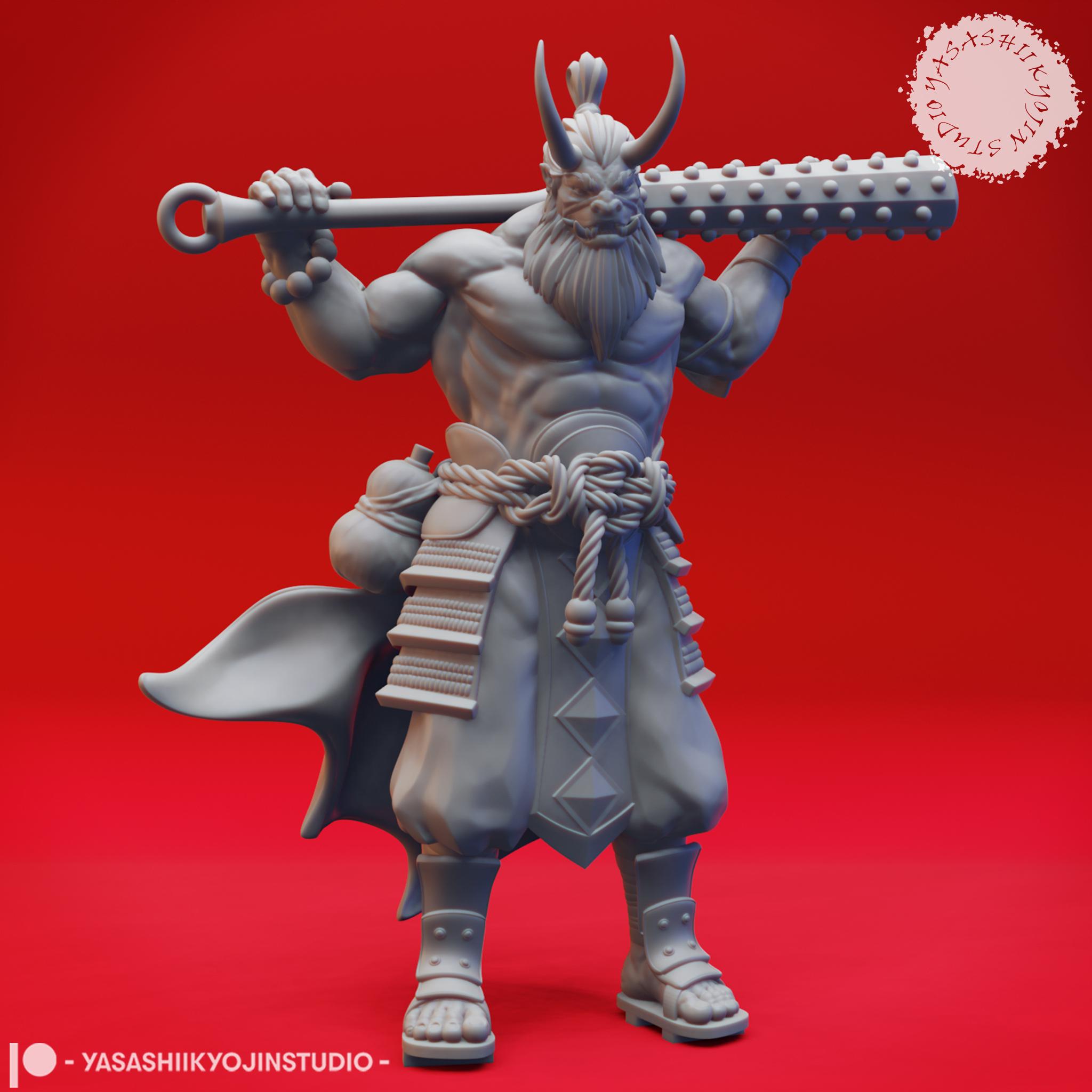 Clan of Oni - Tabletop Miniatures (Pre-Supported) 3d model
