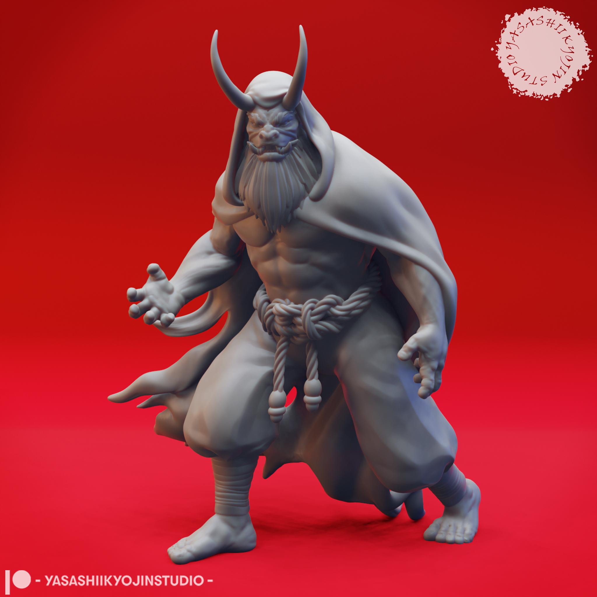 Clan of Oni - Tabletop Miniatures (Pre-Supported) 3d model