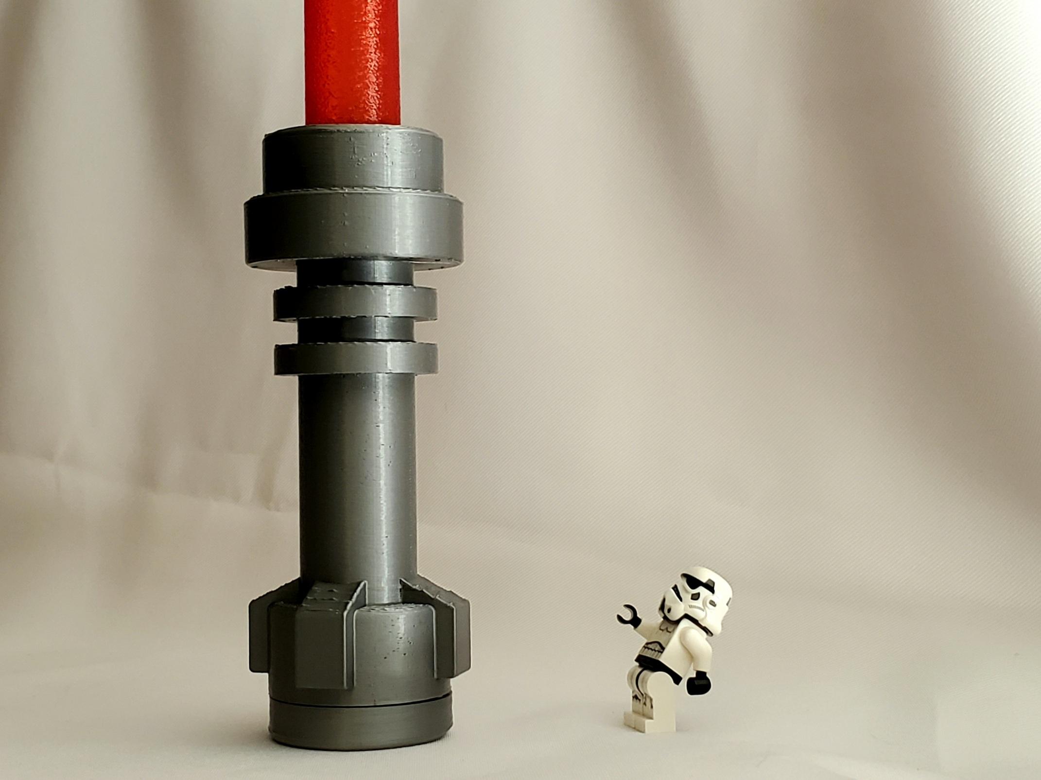Lego Inspired Light Saber - From a galaxy not so far away... - 3d model