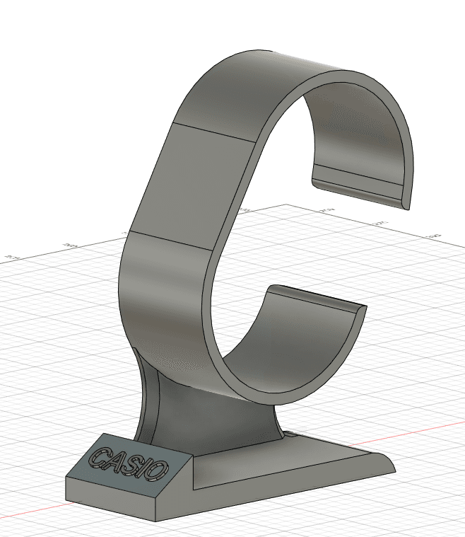 Watch stand - CASIO.stl 3d model