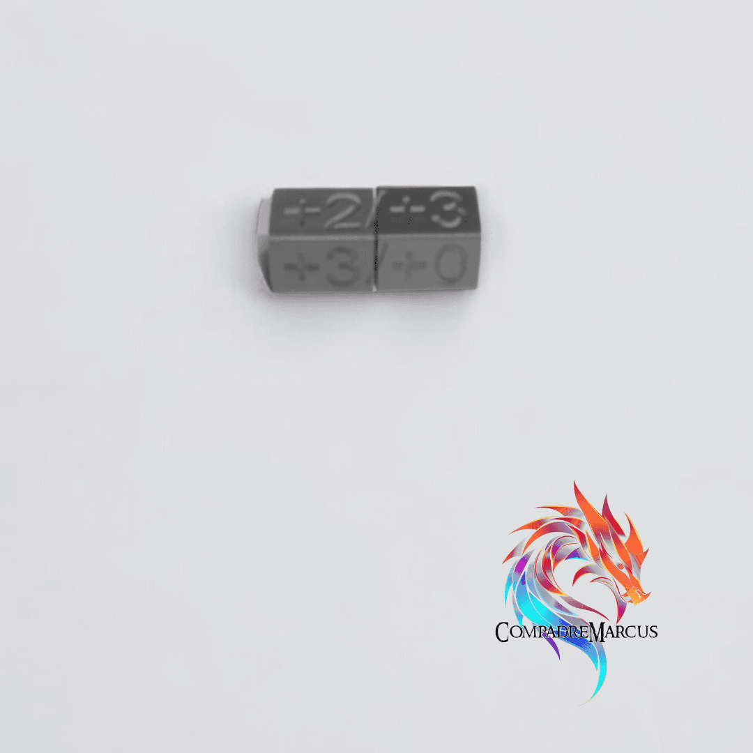 Set Counters  Attack/Defense MTG  / Set of 2 / No supports 3d model