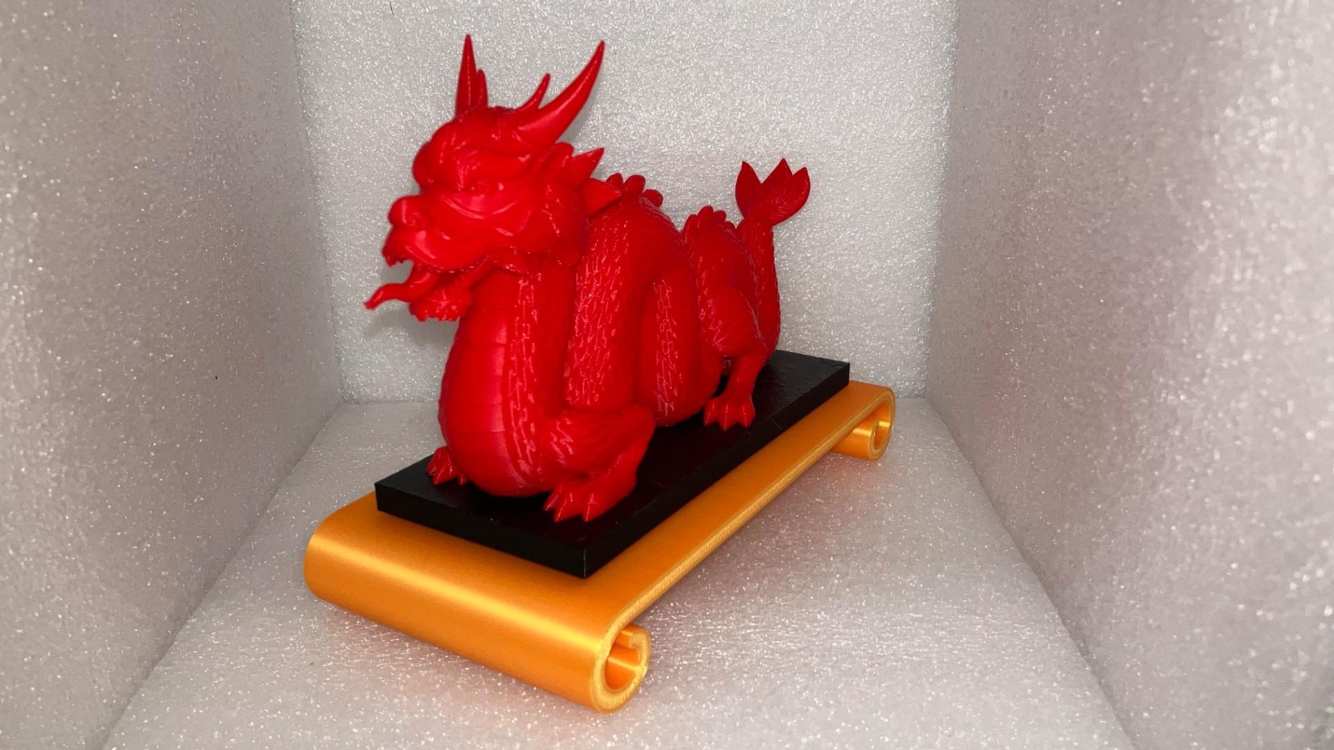 Chinese Dragon -Platform Statue 3d model