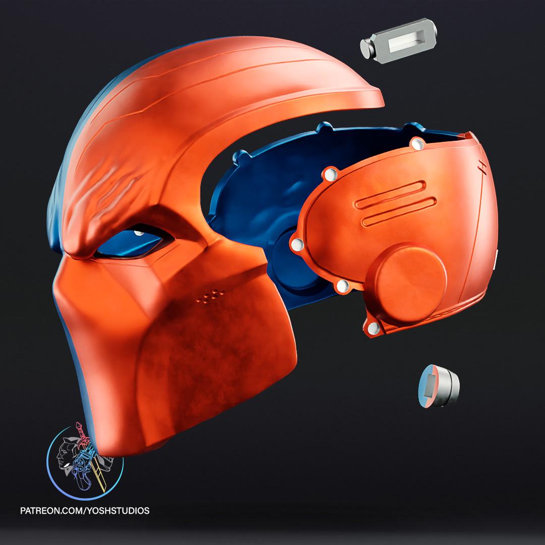 Deathstroke Helmet 3D Printer File STL 3d model