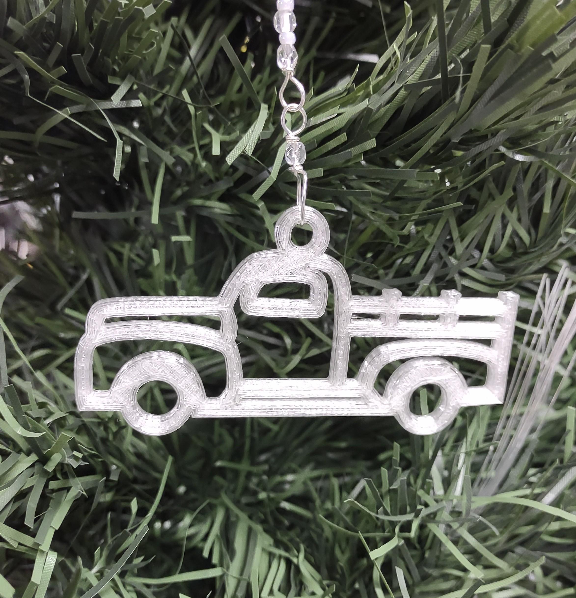 Farm Truck Ornament 3d model