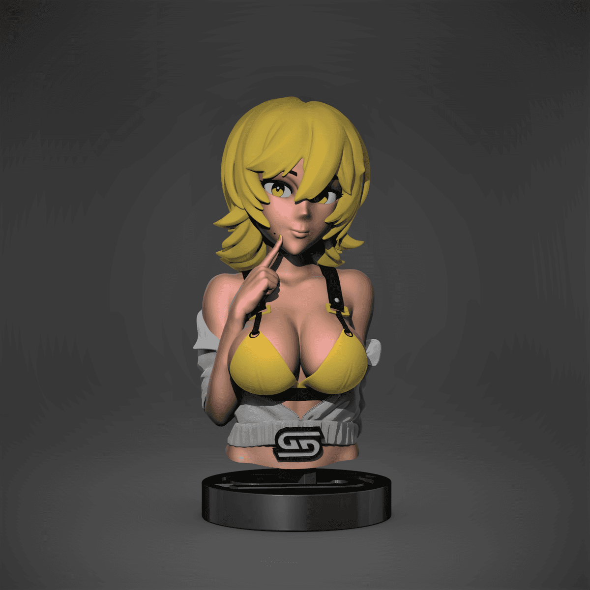 Waifu Bust Shy Gamersupps Fanart 3d Model By Chelscct Chelseycreatesthings On Thangs 6969