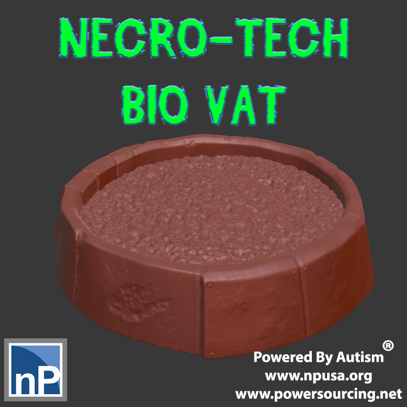 Necro-Tech Bio Vat 3d model