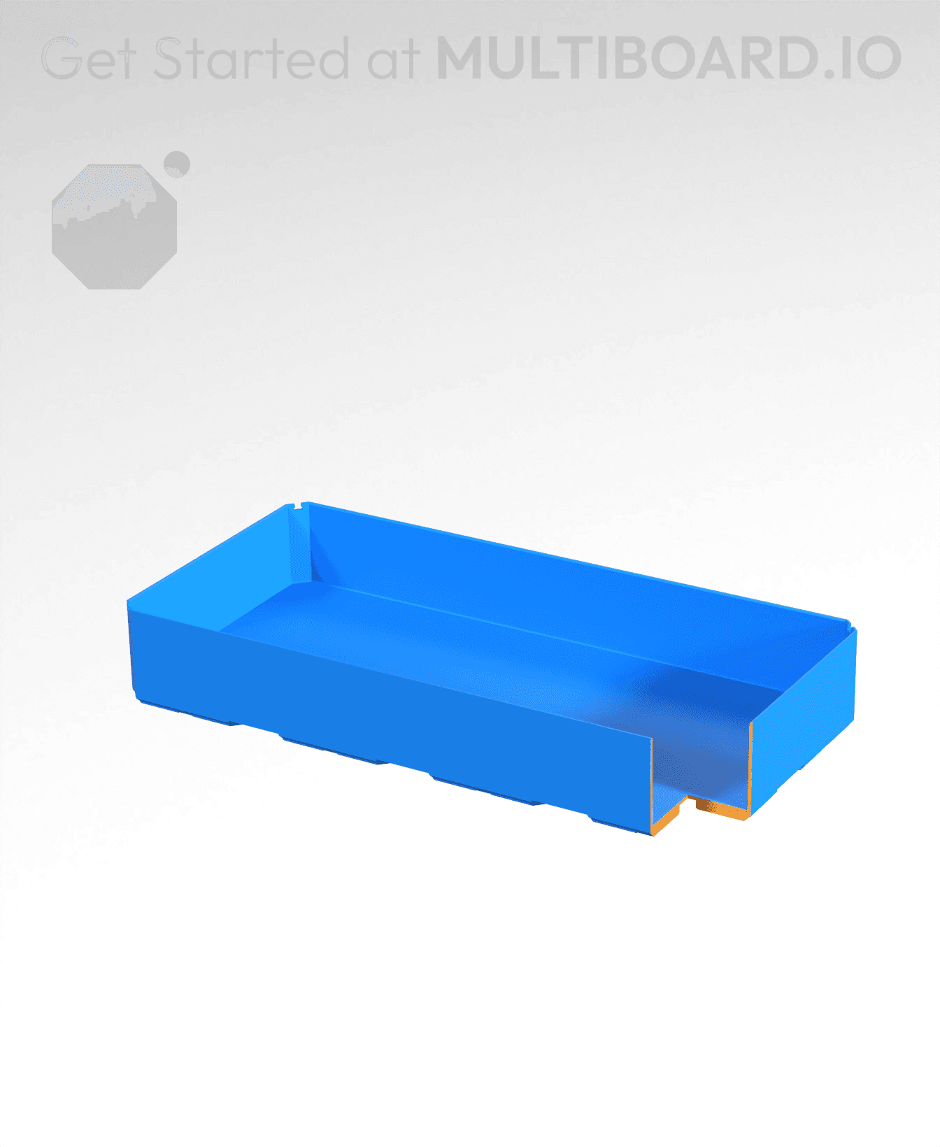 4x2x0.75 - Bin - Multibin Insert 3d model