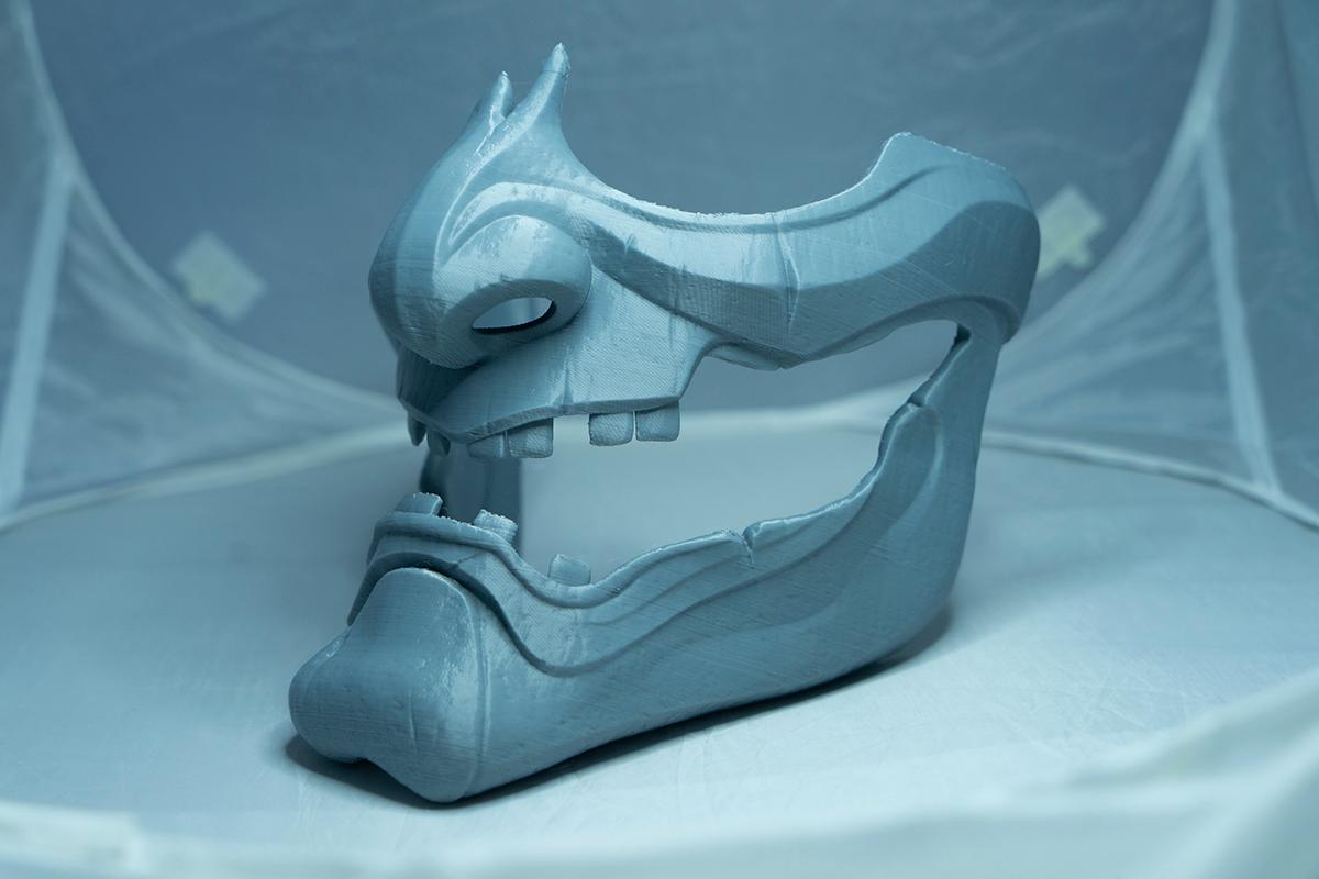 Ghost of Tsushima Skeletal Vengence Mask 3d model