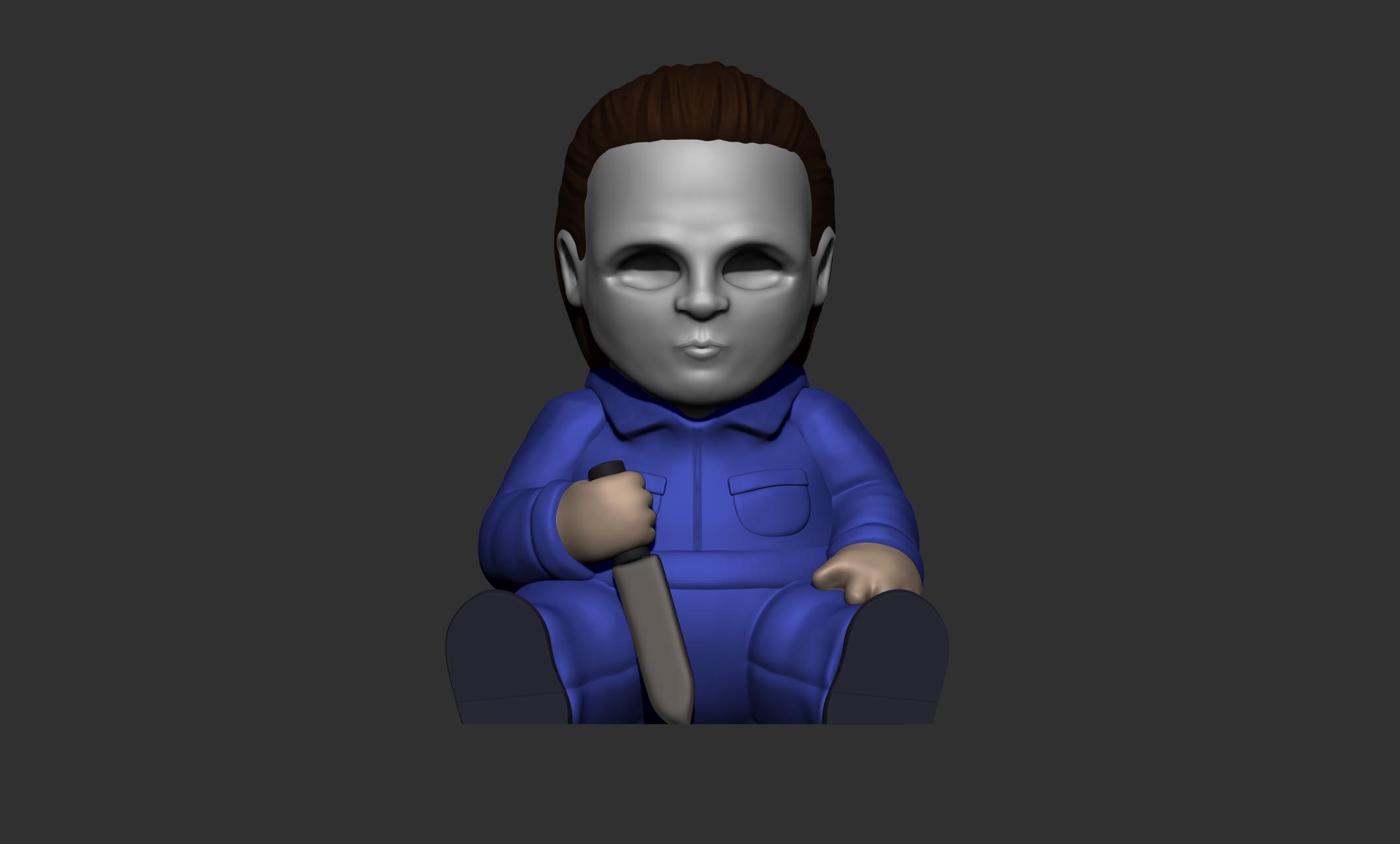 Michael Myers Baby Gnome 3d model