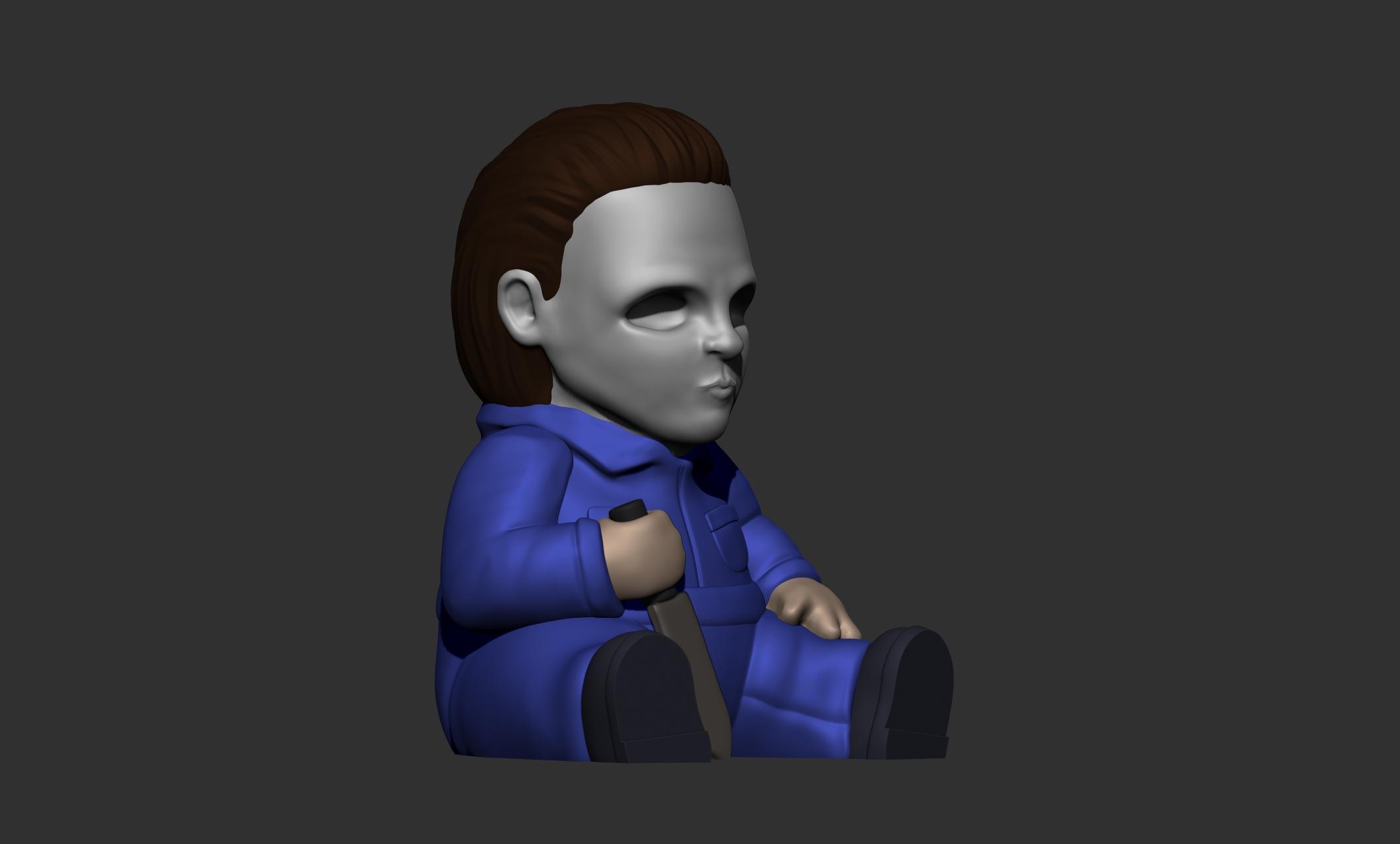 Michael Myers Baby Gnome 3d model