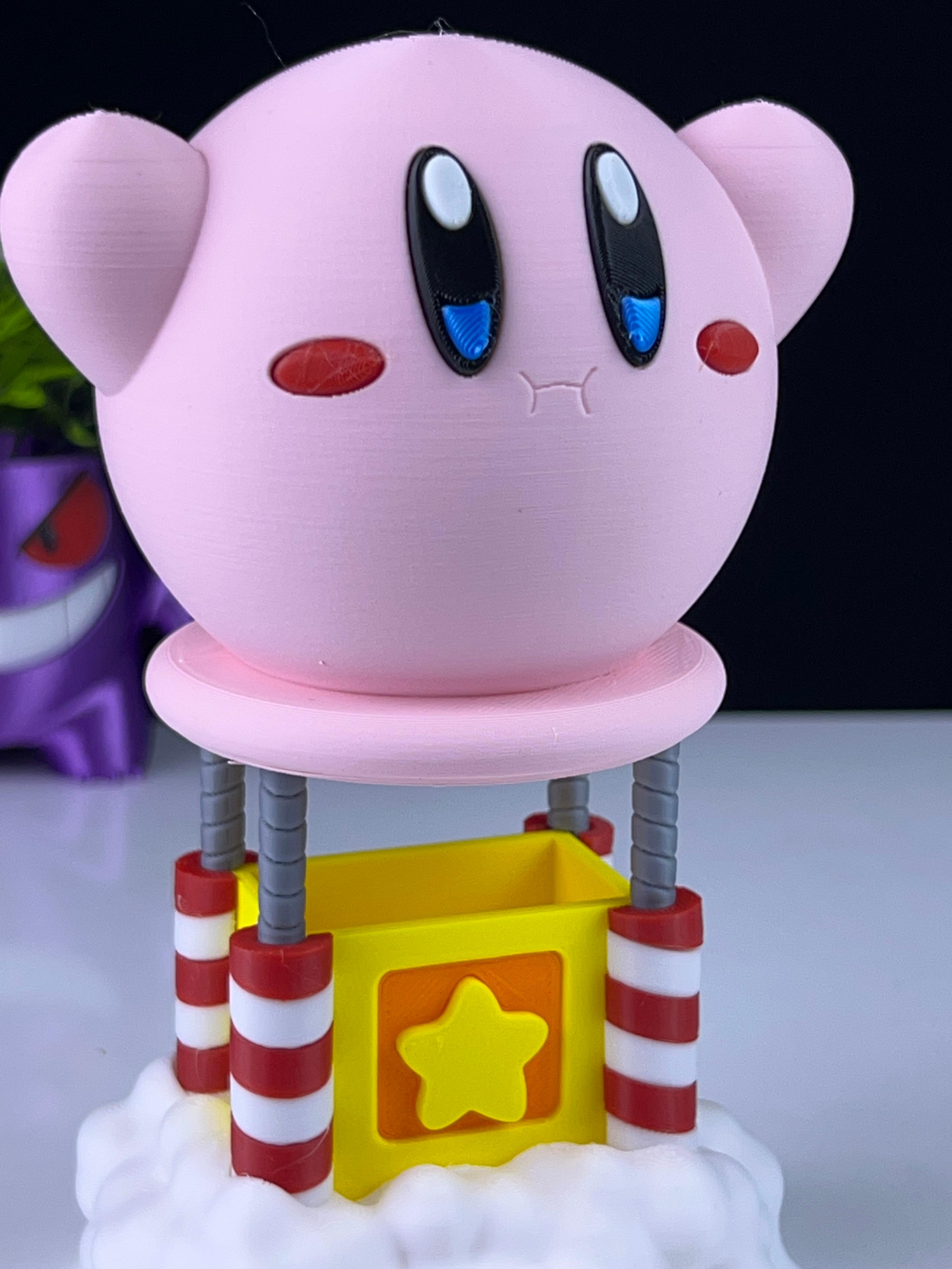 Kirby Hot Air Balloon - Multipart 3d model