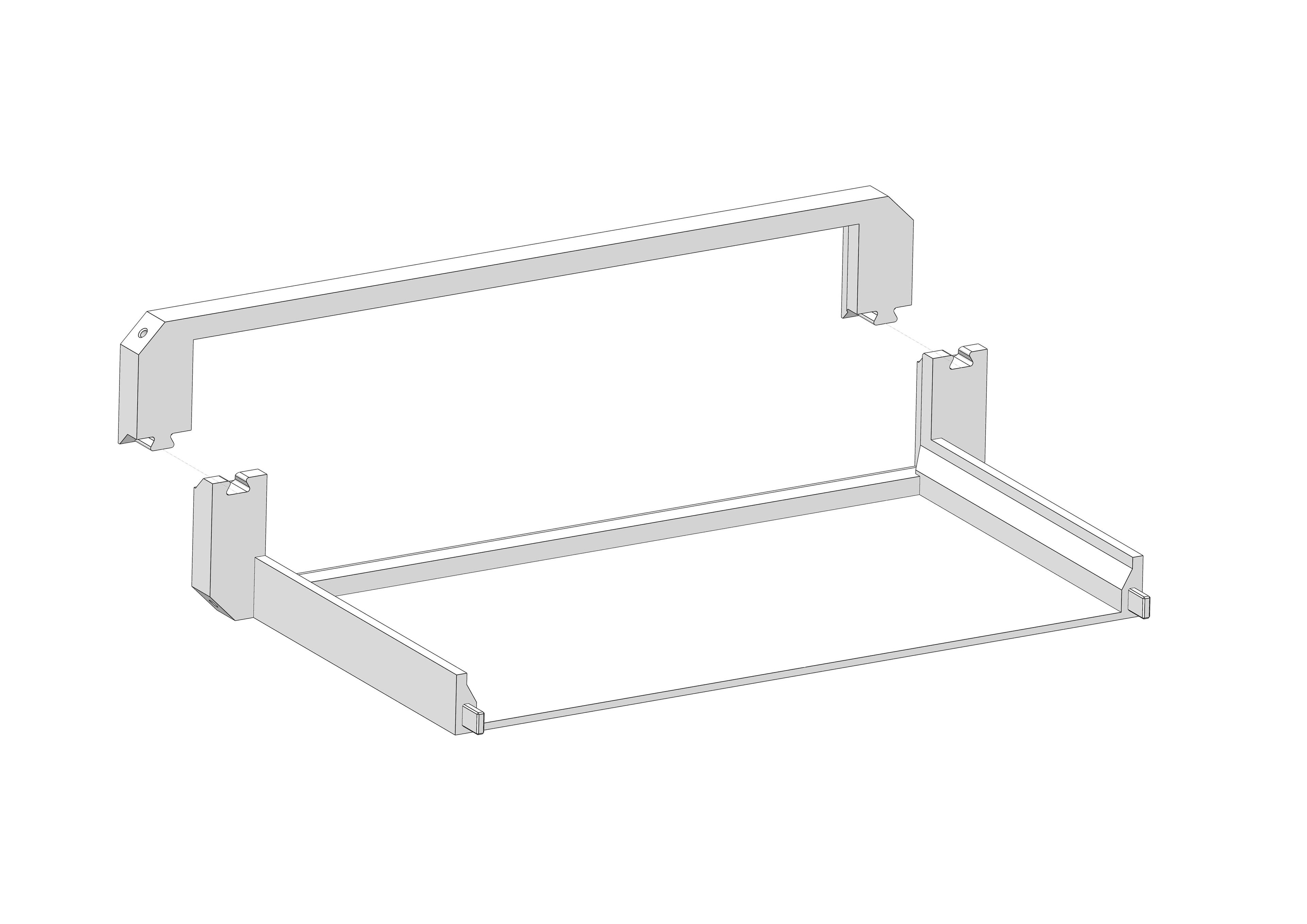 [BaBo duo] mono drawer module 60 3d model