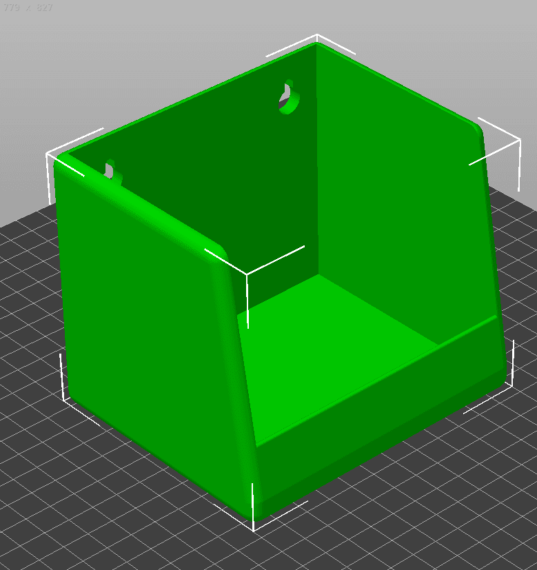 Wall Box Catch All 3d model