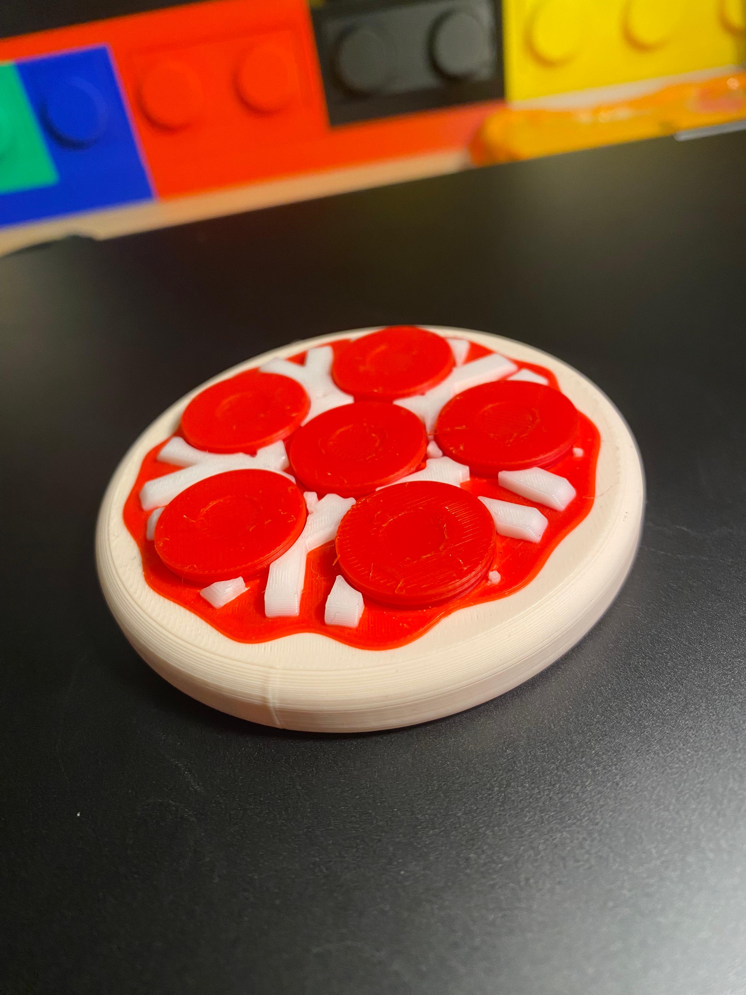 Pizza Fidget Spinner! 3d model