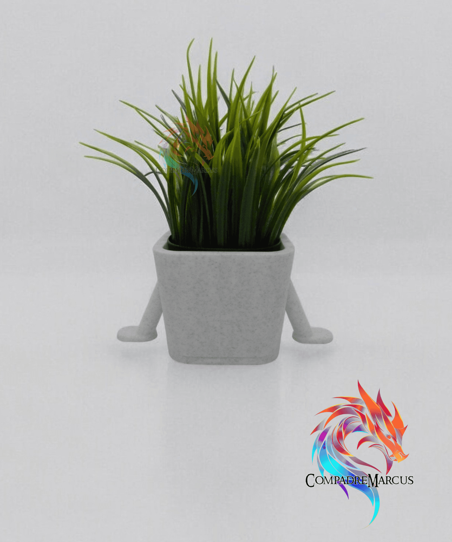 Smiling planters / set of 3 / no supports / 3mf included 3d model