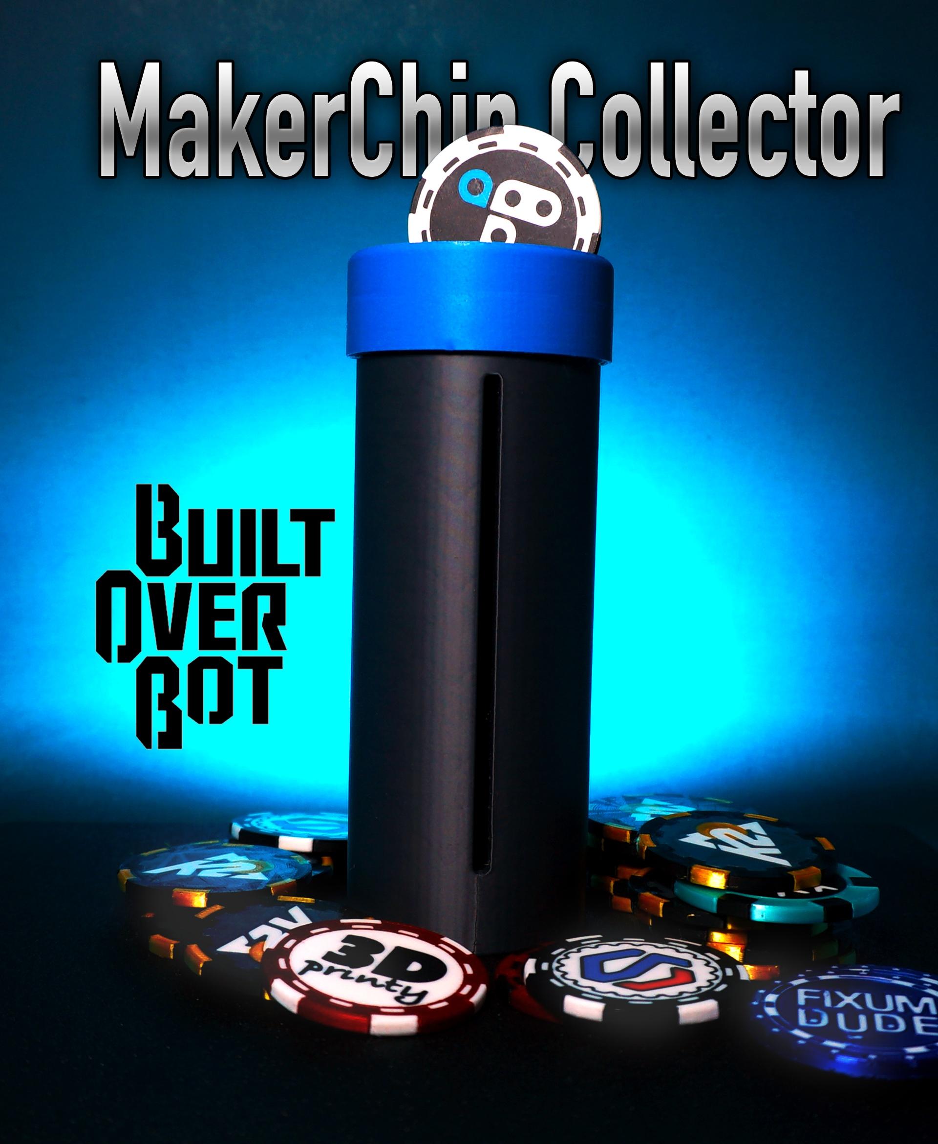 Makerchip Collector.3mf - Magically falls flat! - 3d model