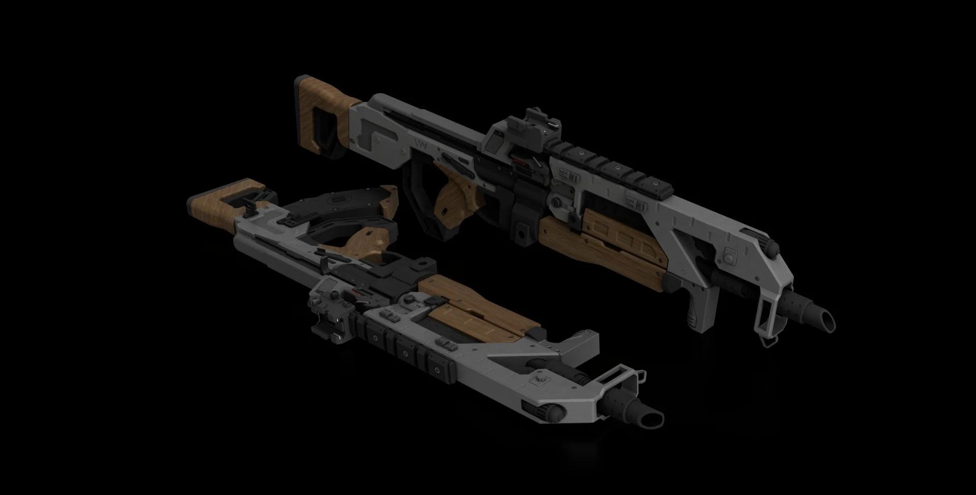 APEX LEGENDS V47 Flatline 3d model