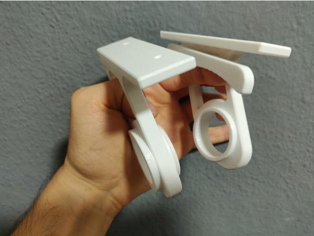 Kitchen Roll Holder with rollback stop 3d model
