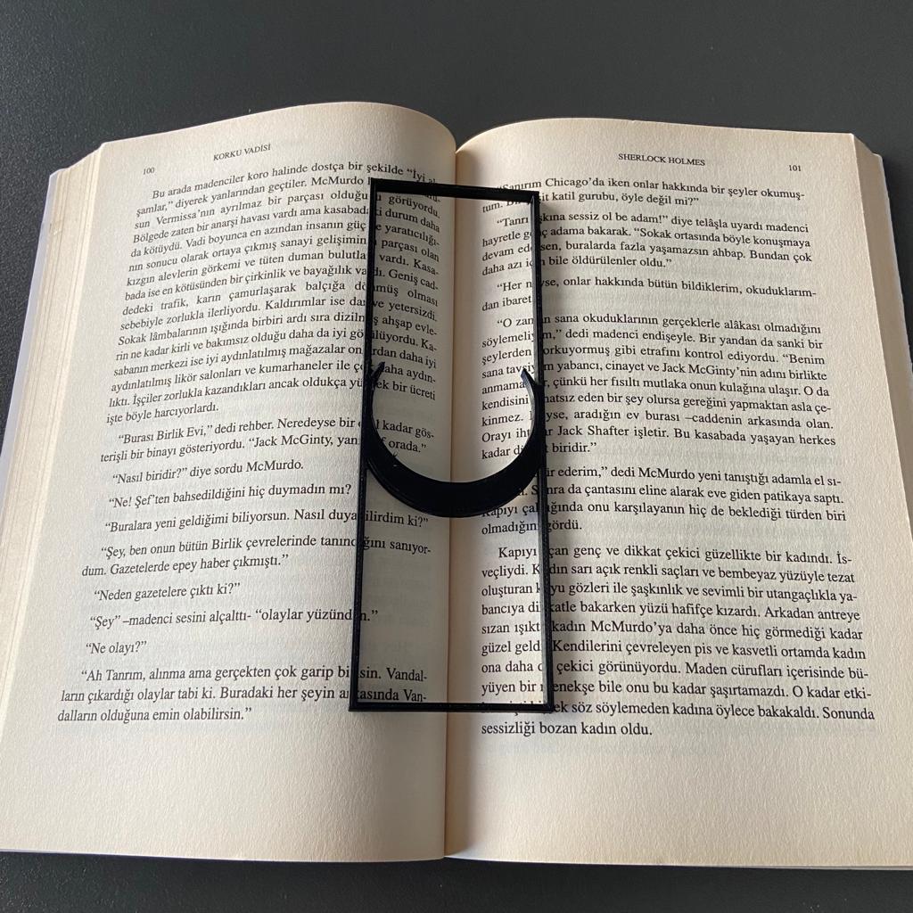 Moon Bookmark 3d model